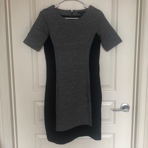 Women’s Gray & Black J. Crew Dress